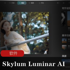 AI人工智能图像处理软件工具《Skylum Luminar AI》官方破解版推荐